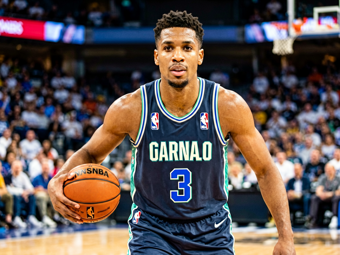 篮球运动员肖像：NBA职业球员赛场英姿